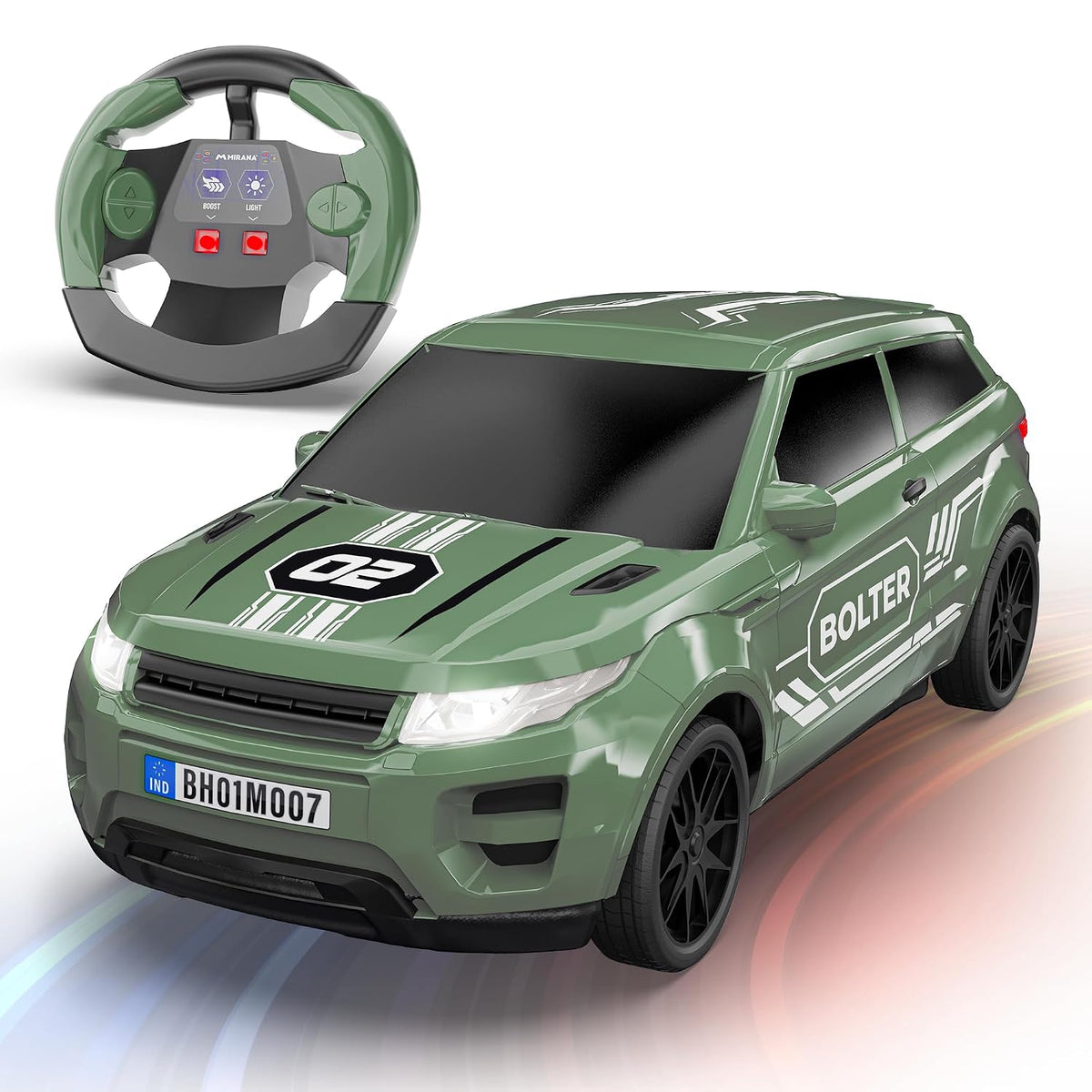 Mirana Bolter SUV RC Car with Turbo Boost and LED Lights