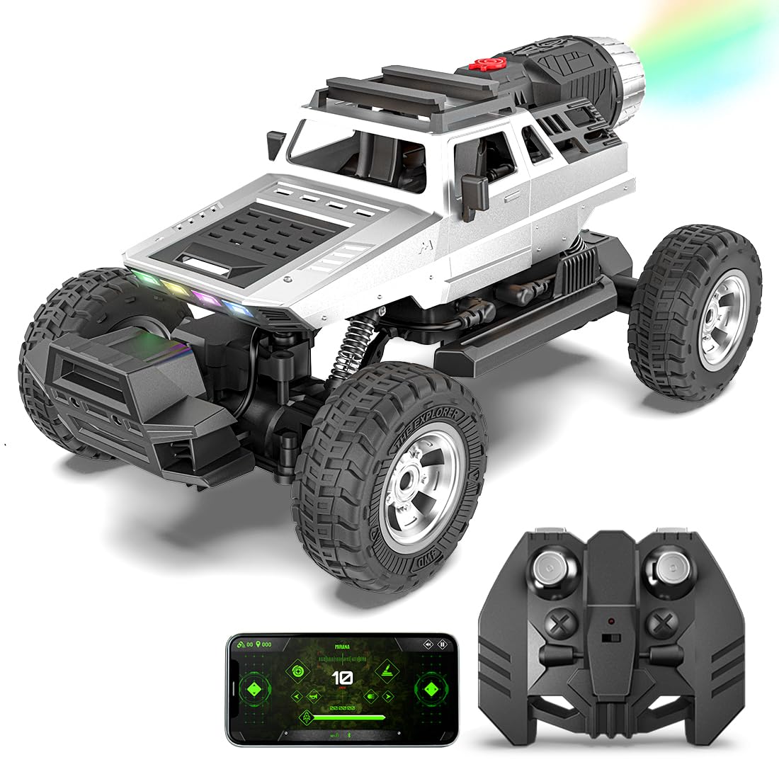 Mirana Explorer App Control RC Car with Smoke Exhaust