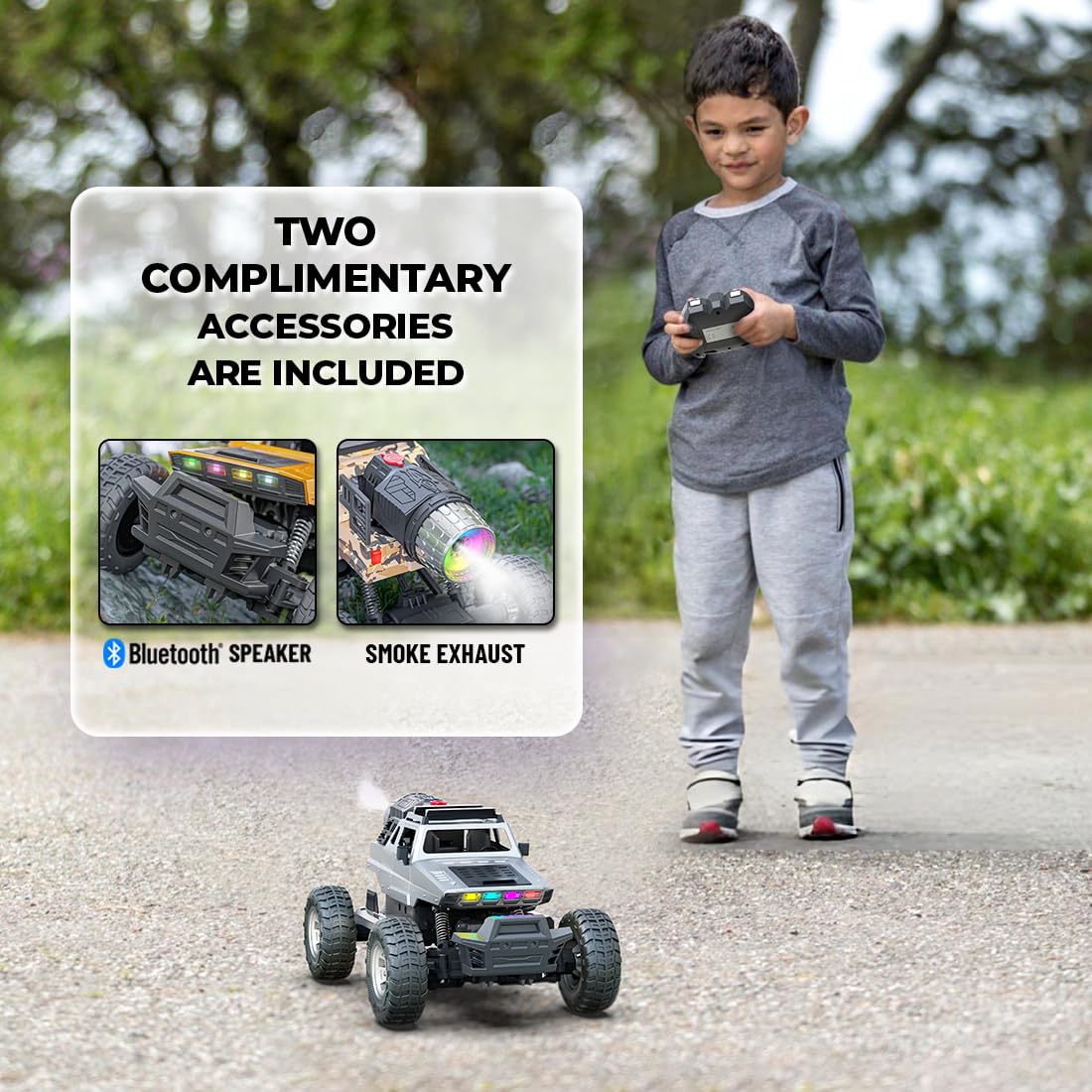 Mirana Explorer App Control RC Car with Smoke Exhaust
