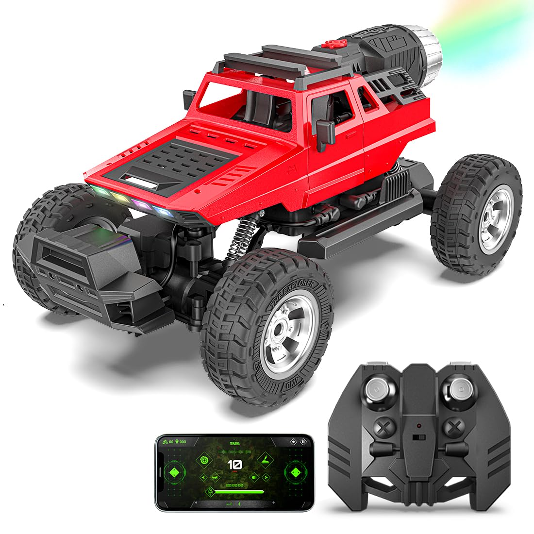 Mirana Explorer App Control RC Car with Smoke Exhaust