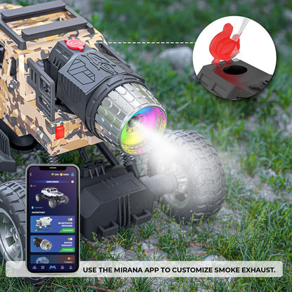 Mirana Explorer App Control RC Car with Smoke Exhaust