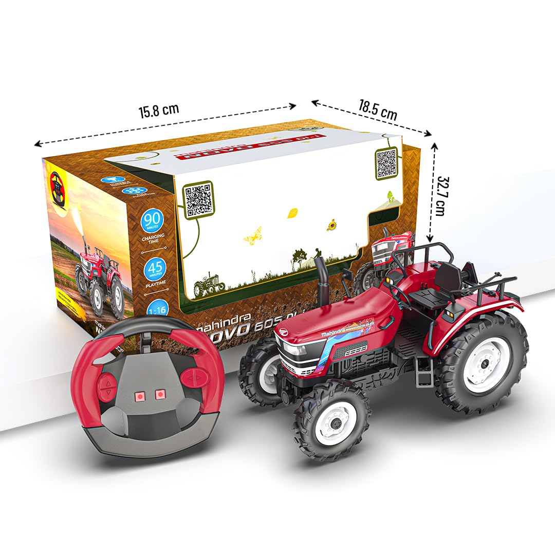 Mirana Mahindra NOVO 605 RC Tractor with Smoke and Lights