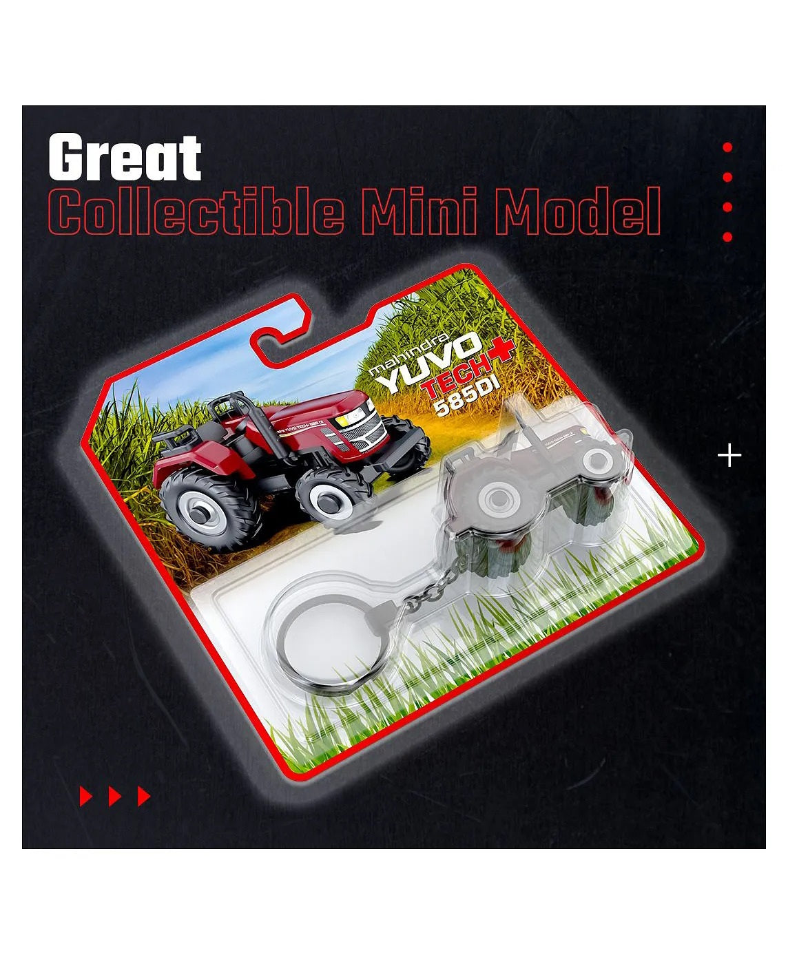 Mirana Mahindra Yuvo Tech+ 585 DI Metal Tractor Keychain