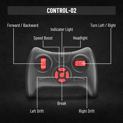 Mirana Turbo Racer 1:12 RC Car with App Control and Bluetooth Speaker