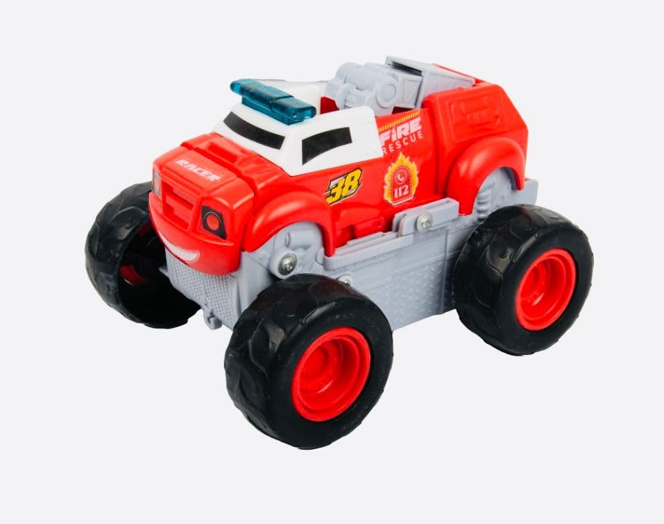 Mirana Twin Car 2 in 1 Friction Powered Monster Truck Toy