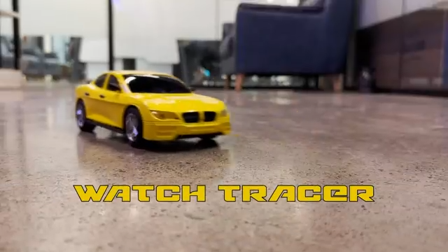 Mirana Kid Watch Control Tracer RC Car | Hand & App Control with Bluetooth Speaker | C-Type Charging | Remote Control Car for Kids | Age 3-10 Years | Made in India, Azure Blue