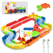 Mirana Block Rider Interlocking Train Set with Rechargeable Engine — 47 Pcs (2+ Years)