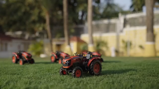 Mirana Mahindra OJA RC Tractor Toy for Kids | Remote Controlled ATV Truck | Type-C USB Rechargeable | in-Built Bluetooth Speakers | Orignally Licensed Model Vehicle | Gift for Boys & Girls 3+ Years