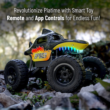 Mirana Spiker 2WD RC Car for Kids | High-Speed ATV Remote & App-Controlled Rock Crawler | USB Rechargeable Offroad Monster Truck with Bluetooth Speakers & RGB Lights | Gift for Boys & Girls