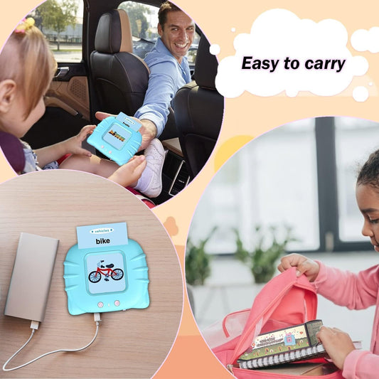 1pcs Toys & Games Educational Learning Talking Flash Cards for 2 Year Old Kids Boys Girls Baby Montessori Toys, with 224 Cards, Mind Develop Toy for Kids Early Education Birthday Gift