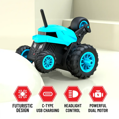 Mirana Warrior 360 Degree Stunt RC Car with Steering Wheel Remote
