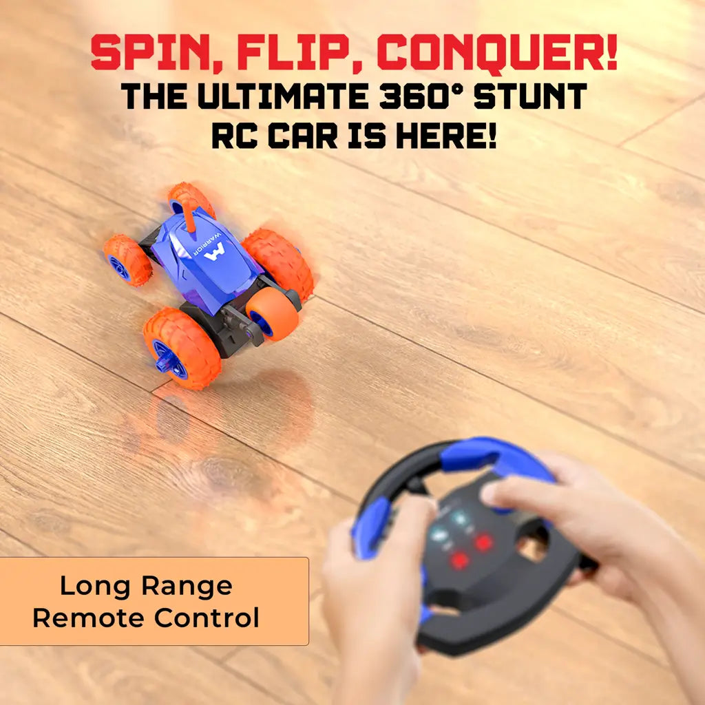 Mirana Warrior 360 Degree Stunt RC Car with Steering Wheel Remote