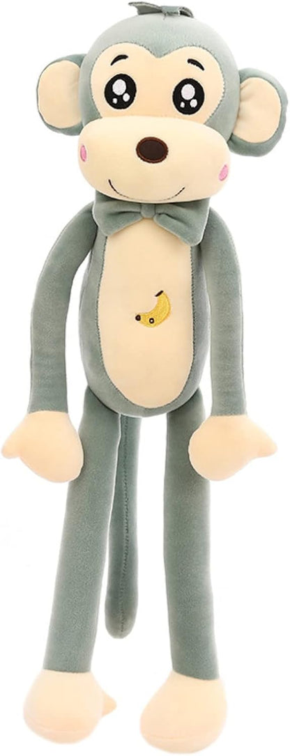 House XIN Monkey, Body Pillow, Plush, Animal, Multi-functional, Cute, Co-sleeping, Mashira, Monkey Body Pillow, Nuigurumi, Monkey Decoration, 15.7 inches (40 cm), Birthday, Monkey Plush, Green, Difficult to Deform, Anniversary, Animal Body Pillow, Large