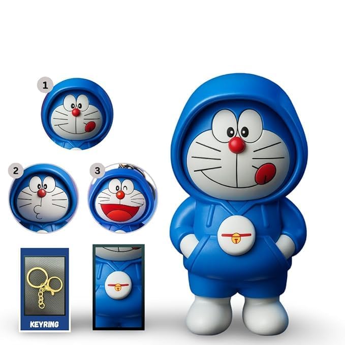 Mood Changing Doremon Keychain