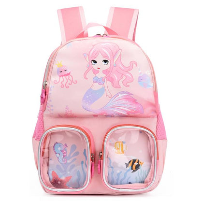 Multi Character Kids Medium School Backpack