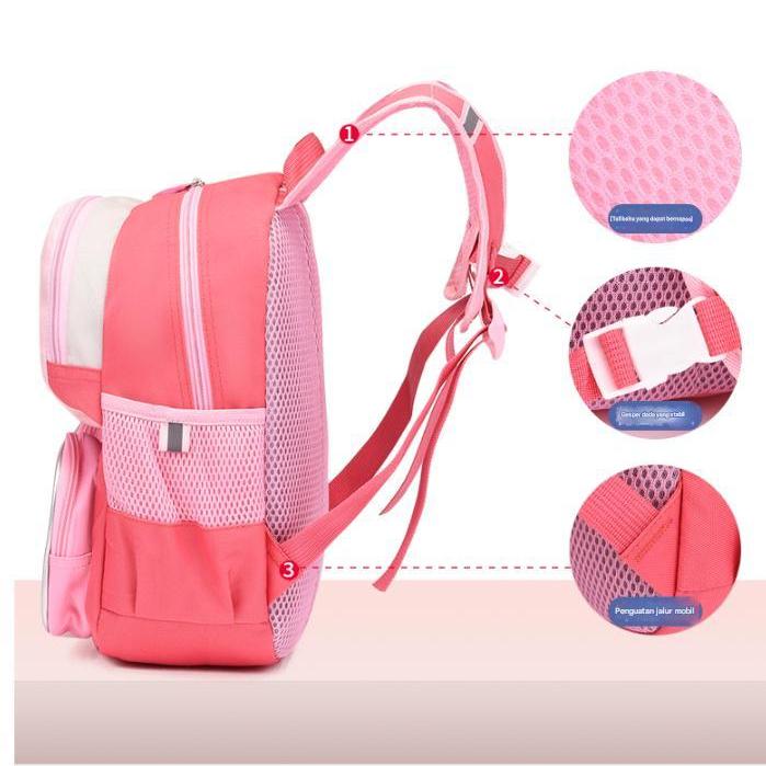 Multi Character Kids Medium School Backpack