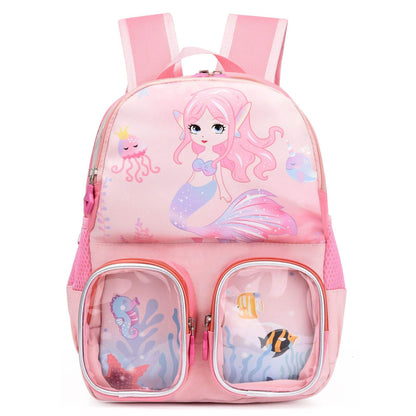Multi Character Kids Medium School Backpack