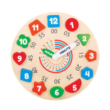Giggles - My Clock, Shape Sorting Clock Puzzle, Teaches Time, Shapes and Numbers Preschool Toys (3 Years & Above, Multicolour)