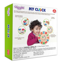 Funskool Giggles My Clock - Wooden Shape Sorting Clock Puzzle