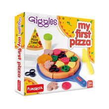 Funskool Giggles - My First Pizza, Role Play Toy, Food Set with 15 Toppings, Pretend Play, Toy for Kids and Toddlers, for 3 Years +, Multicolor