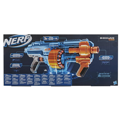 Nerf Elite 2.0 Shockwave RD 15 Blaster for kids 8Y+, Multicolour