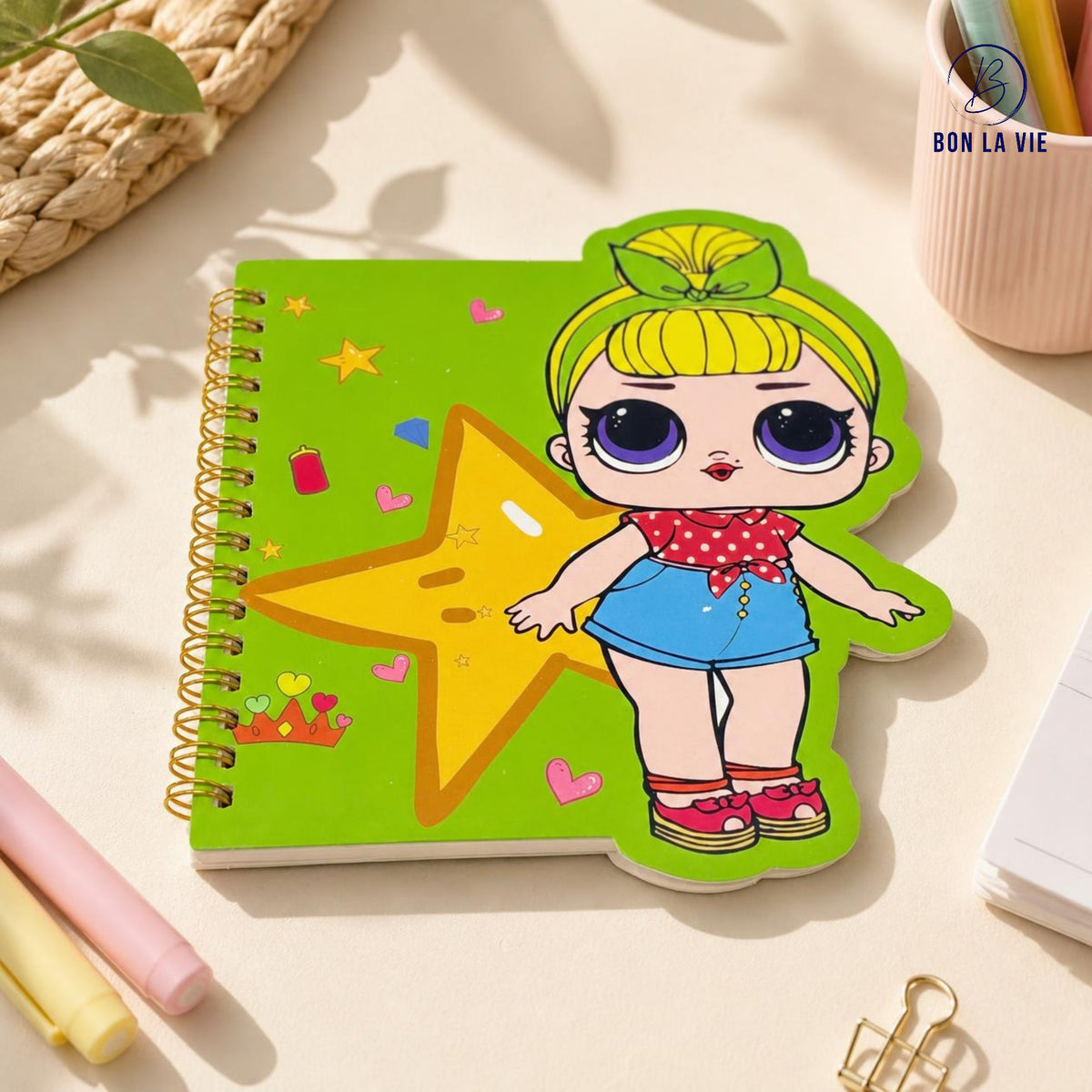 LOL Doll Print Spiral Small Diary