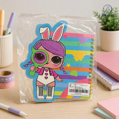 LOL Doll Print Spiral Small Diary