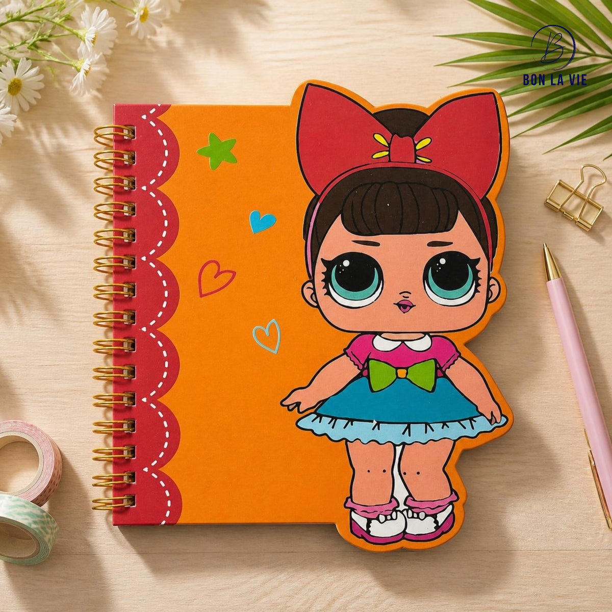 LOL Doll Print Spiral Small Diary