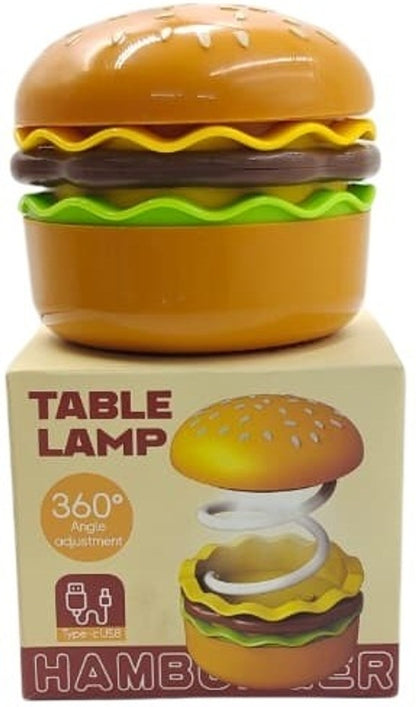 Novelty LED Table Lamp – Hamburger & French Fries