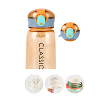 Oeassiloal BPA Free Plastic Water Bottle Flip Lid with Straw