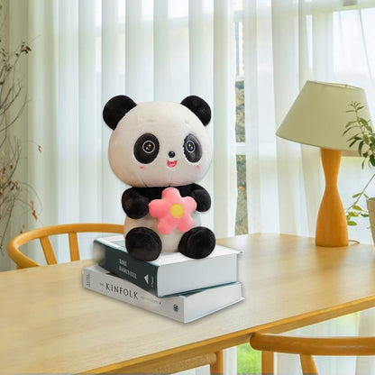 Panda Stuffed Animal Plush，Cute Panda Plush Toy Stuffed Pillow Gift for Kids 9"