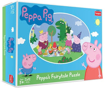 Funskool-Peppa Pig Fairy Tale 2In1,Educational,2x12 Pieces,Puzzle,for 3 Year Old Kids and Above,Toy