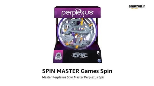 PERPLEXUS SPIN MASTER Games Spin Master Epic, 3D Puzzle Maze Game with 125 Obstacles (Edition May Vary), by SPIN MASTER, Kid
