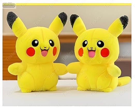 Tickles Cartoon Character Soft Stuffed Plush Toy for Kids Birthday Gift Room (Size: 17 cm Color: Yellow)