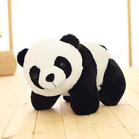 LOVEY DOVEY Soft Black and White Panda Teddy Bear – 35 cm Plush Toy for Kids and Loved Ones – Soft, Cuddly, Washable Gift – Non-Toxic, Made in India