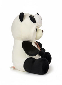 Panda with Removable Hoodie Plush Stuffed Toy 30cm