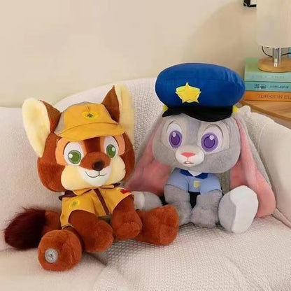 Disney Zootopia Stuffed Animal, Judy Hops, Nick Wild, Hugging Pillow, Stuffed Sheep Doll, Stuffed Toy, Cushion, Nap Pillow, Character Doll, Cosplay Prop, Moe Goods, Children, Present, Gift, Birthday,