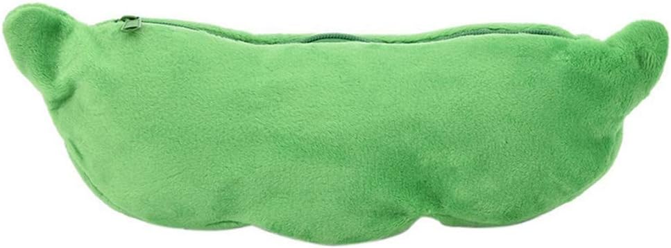 Pea Pod Plush Toy with 3 Removable Smiley Pea Balls 50cm
