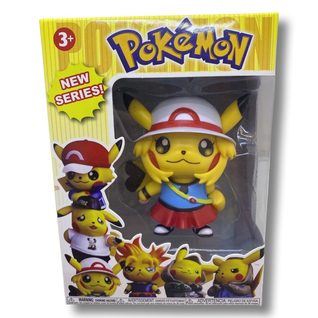 Pikachu Girl Costume Small Collectible Action Figure