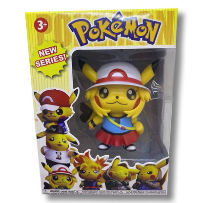 Pikachu Girl Costume Small Collectible Action Figure