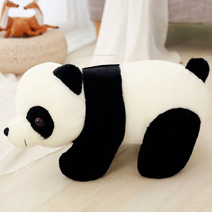Tickles Big Giant Sitting Rocky Panda Soft Stuffed Plush Animal Toy for Kids Birthday Gift (Color: Black & White)