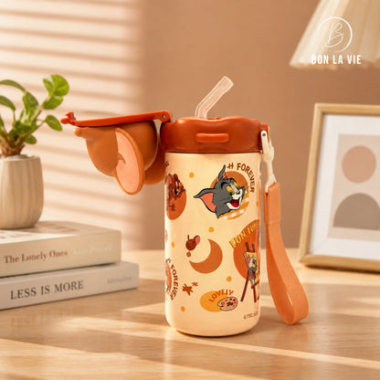 Tom And Jerry Insulated Sipper Bottle - 480ml