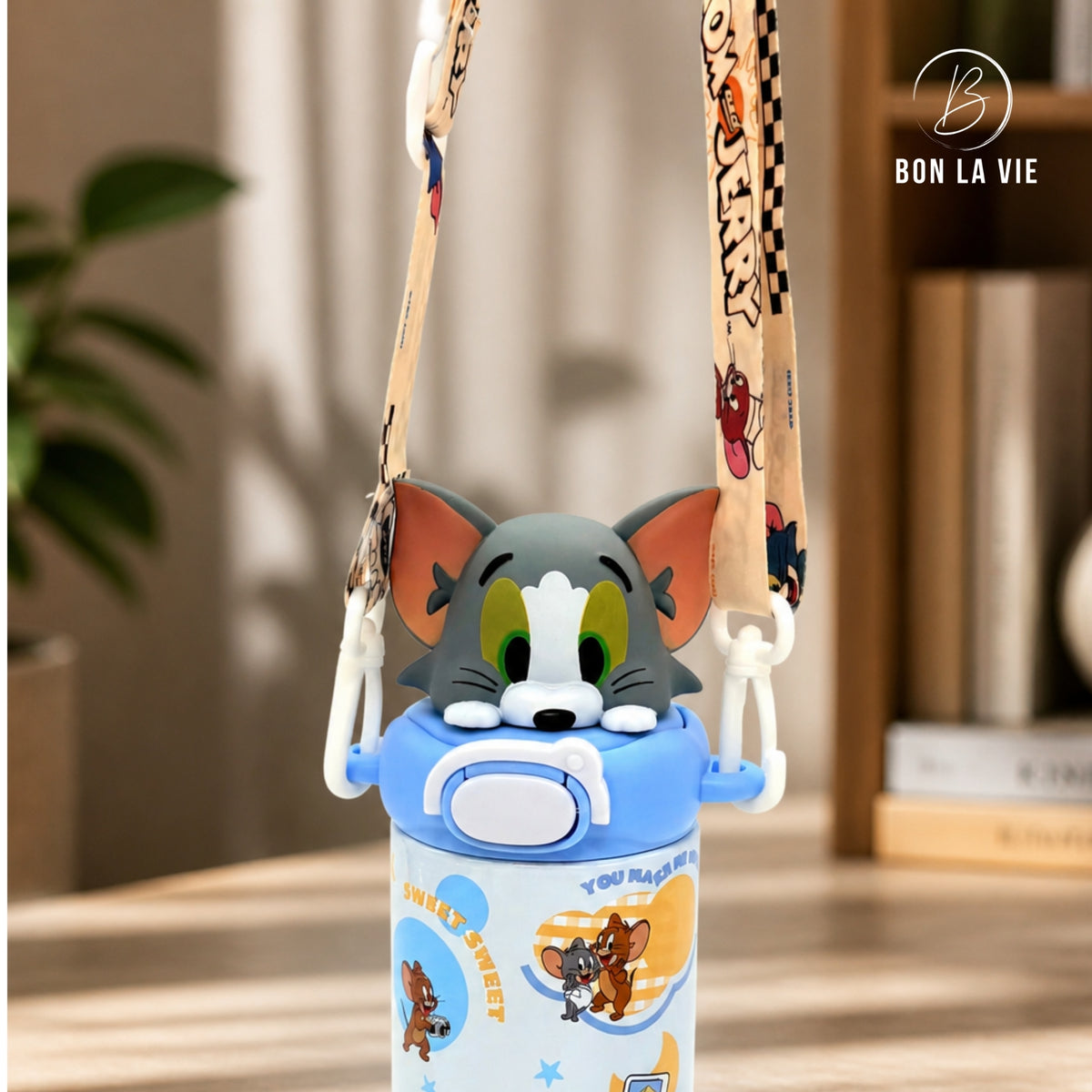 Tom And Jerry Insulated Sipper Bottle - 480ml