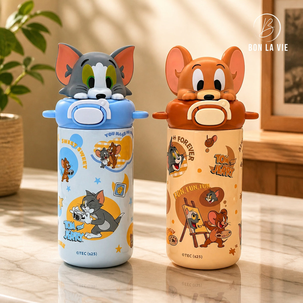 Tom And Jerry Insulated Sipper Bottle - 480ml