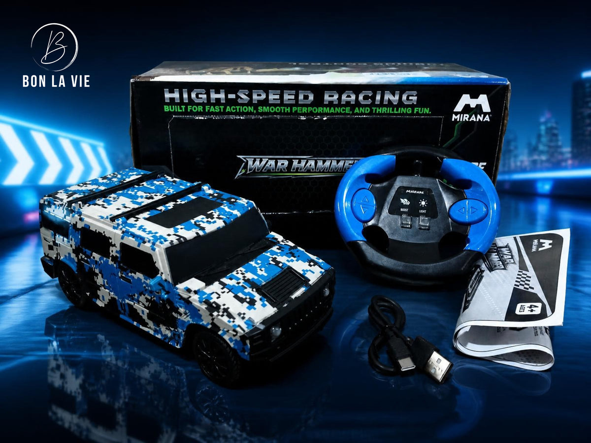 Mirana War Hammer RC SUV with Steering Remote, Turbo Boost and LED Headlights