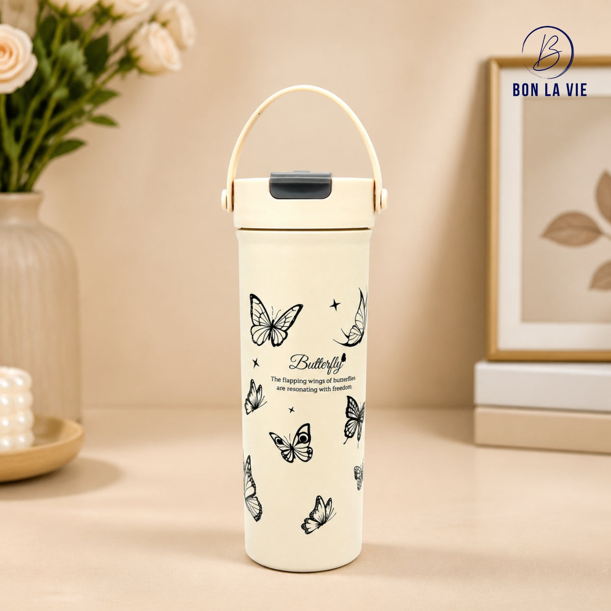 Insulated Coffee Flask with Handle – 600ml