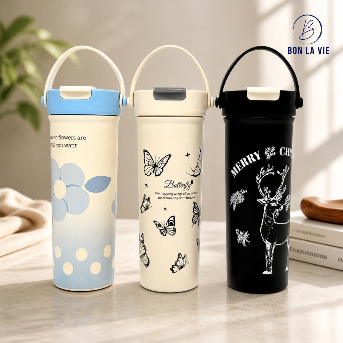 Insulated Coffee Flask with Handle – 600ml