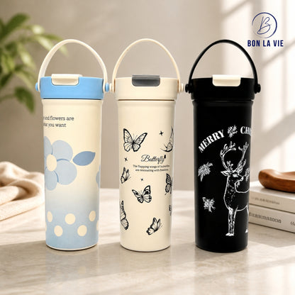 Insulated Coffee Flask with Handle – 600ml
