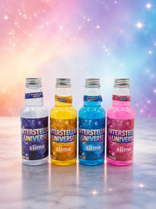 Interstellar Universe Galaxy Glitter Slime Bottle