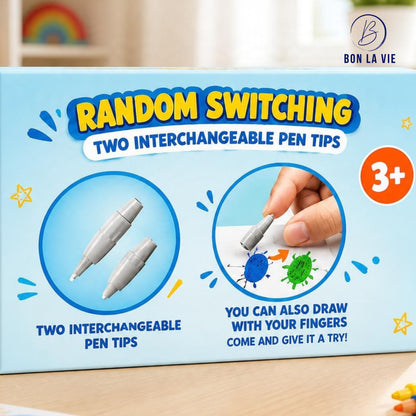 Color Draw Magical Painting World Coloring Set with 4 Dye Colours